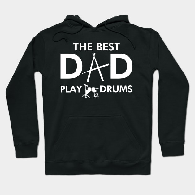 The Best Dads Play Drums Hoodie by Originals by Boggs Nicolas